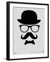 Hat, Glasses, and Bow Tie Poster I-NaxArt-Framed Art Print