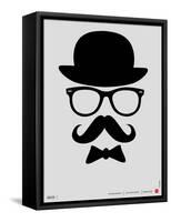 Hat, Glasses, and Bow Tie Poster I-NaxArt-Framed Stretched Canvas