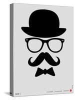 Hat, Glasses, and Bow Tie Poster I-NaxArt-Stretched Canvas