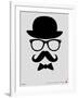 Hat, Glasses, and Bow Tie Poster I-NaxArt-Framed Art Print