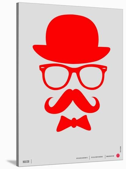 Hat, Glasses, and Bow Tie Poster II-NaxArt-Stretched Canvas