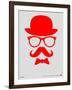 Hat, Glasses, and Bow Tie Poster II-NaxArt-Framed Art Print