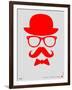 Hat, Glasses, and Bow Tie Poster II-NaxArt-Framed Art Print