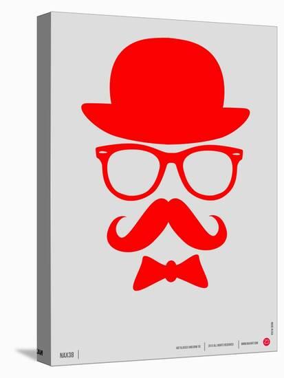 Hat, Glasses, and Bow Tie Poster II-NaxArt-Stretched Canvas