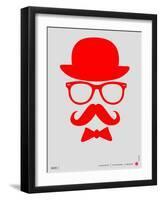 Hat, Glasses, and Bow Tie Poster II-NaxArt-Framed Art Print