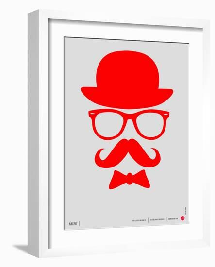 Hat, Glasses, and Bow Tie Poster II-NaxArt-Framed Art Print