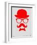 Hat, Glasses, and Bow Tie Poster II-NaxArt-Framed Art Print