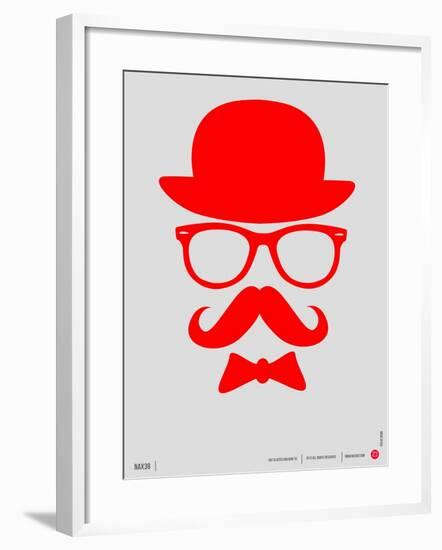 Hat, Glasses, and Bow Tie Poster II-NaxArt-Framed Art Print