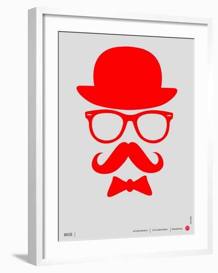 Hat, Glasses, and Bow Tie Poster II-NaxArt-Framed Art Print