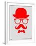 Hat, Glasses, and Bow Tie Poster II-NaxArt-Framed Art Print