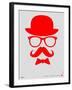 Hat, Glasses, and Bow Tie Poster II-NaxArt-Framed Art Print