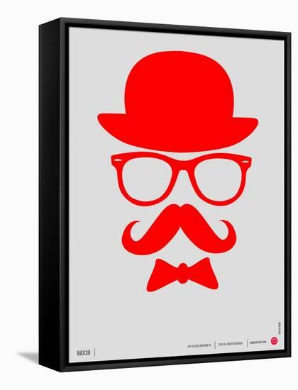 Hat, Glasses, and Bow Tie Poster II-NaxArt-Framed Stretched Canvas