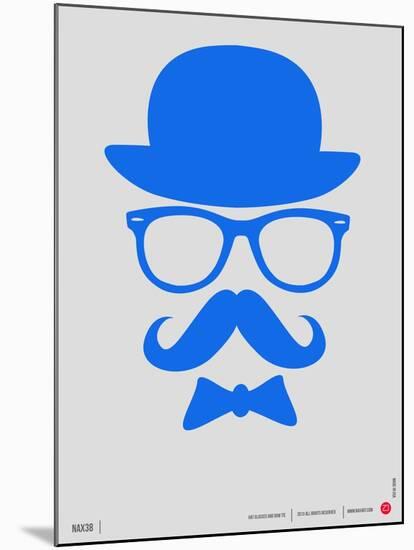 Hat, Glasses, and Bow Tie Poster III-NaxArt-Mounted Art Print