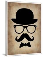 Hat Glasses and Mustache 1-NaxArt-Stretched Canvas