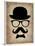 Hat Glasses and Mustache 1-NaxArt-Stretched Canvas