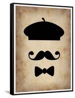 Hat Glasses and Mustache 3-NaxArt-Framed Stretched Canvas