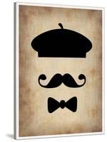Hat Glasses and Mustache 3-NaxArt-Stretched Canvas