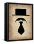 Hat Glasses and Mustache 5-NaxArt-Framed Stretched Canvas