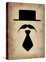 Hat Glasses and Mustache 5-NaxArt-Stretched Canvas