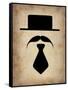 Hat Glasses and Mustache 5-NaxArt-Framed Stretched Canvas