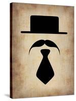 Hat Glasses and Mustache 5-NaxArt-Stretched Canvas