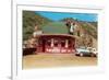 Hat-Shaped Miner's Hat Drive-In, Roadside Retro-null-Framed Premium Giclee Print