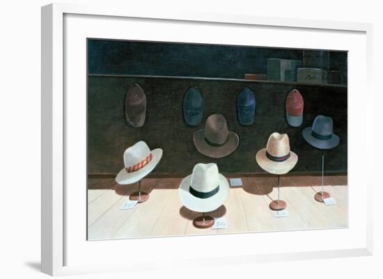 Hat Shop, 1990-Lincoln Seligman-Framed Giclee Print