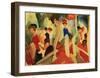 Hat Shop at the Promenade-Auguste Macke-Framed Giclee Print