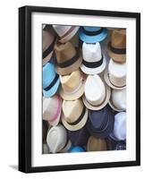 Hat Shop, Istanbul, Turkey, Europe-Sakis Papadopoulos-Framed Photographic Print