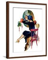 "Hat Shop,"November 30, 1929-John LaGatta-Framed Giclee Print