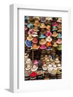 Hat Stall, Pisac Textiles Market, Sacred Valley, Peru, South America-Ben Pipe-Framed Photographic Print