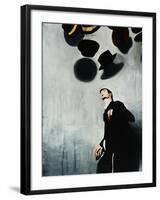 Hat Toss-Clayton Rabo-Framed Giclee Print