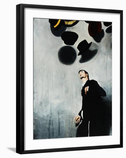 Hat Toss-Clayton Rabo-Framed Giclee Print