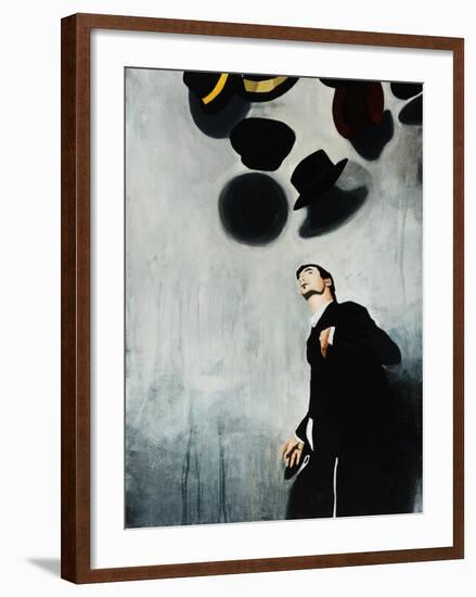 Hat Toss-Clayton Rabo-Framed Giclee Print