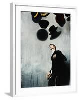 Hat Toss-Clayton Rabo-Framed Giclee Print