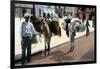 Hat Vendors, San Juan, South America, 1909-Waldrop-Framed Giclee Print