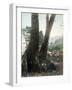 Hata at Hakone Road, Japan, Early 20th Century-null-Framed Giclee Print