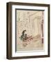 Hataori (Weavin), C1829-Yanagawa Shigenobu-Framed Premium Giclee Print