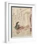 Hataori (Weavin), C1829-Yanagawa Shigenobu-Framed Premium Giclee Print