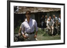 HATARI !, 1962 directed by HOWARD HAWKS Elsa Martinelli (photo)-null-Framed Photo