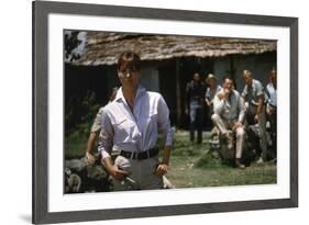 HATARI !, 1962 directed by HOWARD HAWKS Elsa Martinelli (photo)-null-Framed Photo