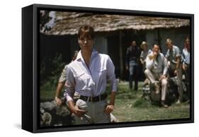 HATARI !, 1962 directed by HOWARD HAWKS Elsa Martinelli (photo)-null-Framed Stretched Canvas