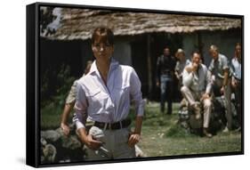 HATARI !, 1962 directed by HOWARD HAWKS Elsa Martinelli (photo)-null-Framed Stretched Canvas