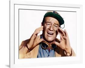 HATARI !, 1962 directed by HOWARD HAWKS John Wayne (photo)-null-Framed Photo