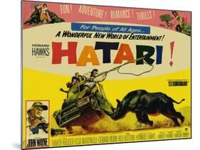 Hatari, 1962-null-Mounted Art Print