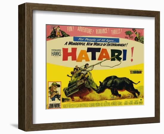 Hatari, 1962-null-Framed Art Print