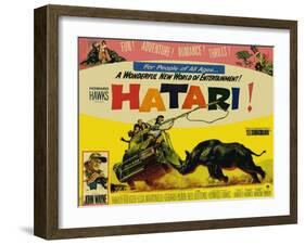 Hatari, 1962-null-Framed Art Print