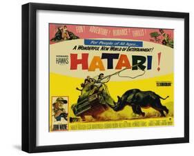 Hatari, 1962-null-Framed Art Print