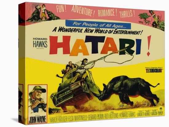 Hatari, 1962-null-Stretched Canvas