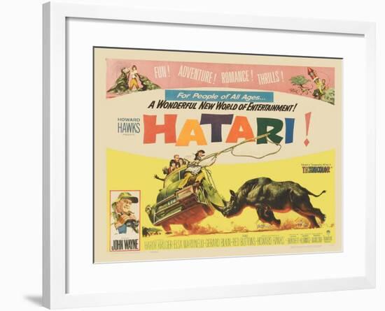 Hatari!, 1962-null-Framed Giclee Print